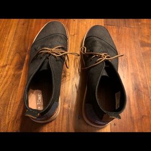 Men’s TOMS High Top Canvas Shoes Size 11.5